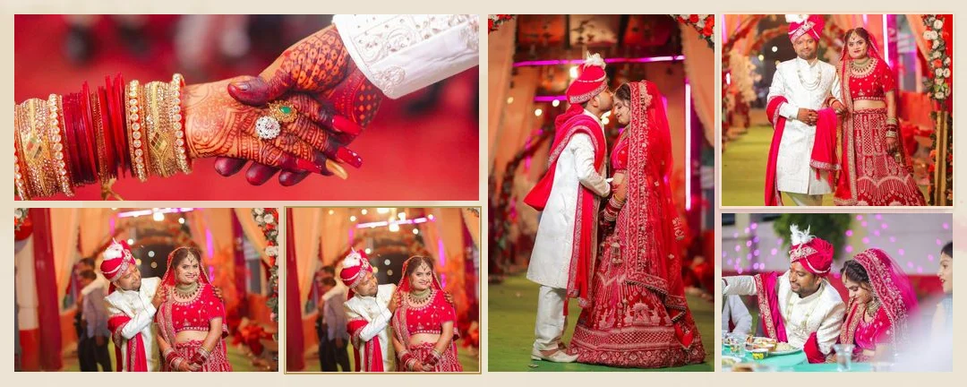 12 × 30 wedding album template layout
