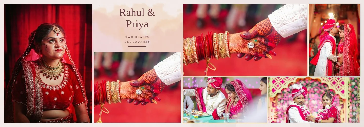 14 × 40 wedding album spread